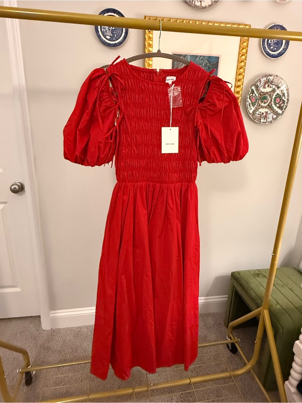Aureum Smocked Dress